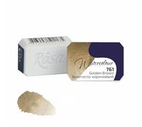 7 Artists Acuarela Granulada Marrón Dorado - 1/1 Pastilla Pintura Acuarela | Acuarelas Profesionales por Unidad | Pintar Acuarelas Adultos Profesional | Watercolor