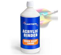 7 Artists Binder Medium Acrilico Transparente 1000 ml - Medium para Acrilico | Base para Pintura Acrílica, Mezclas, Imprimaciones y Técnicas Artísticas