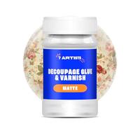 7 Artists Cola para Decoupage 100 ml Cola Barniz Decoupage Mate | Cola Decoupage para Vidrio | Decoupage Madera | Pegamento Decopage | Cola Decoupage Vidrio | Cola Decoupage Servilletas