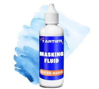 7 Artists Liquido Enmascarar Acuarela Gel 80 ml | Masking Fluid Profesional para Enmascarar Detalles | Fluido Enmascarador Artístico para Tinta de Enmascarar y Técnicas de Aquarela