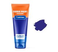7 Artists Pintura acrílica azul ultramarino para tela, 60 ml, pintura textil permanente para ropa y textiles, no tóxica, fácil de lavar las manos