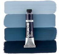 7 Artists Pintura Gouache Gris de Payne 20 ml Tubo - Fine Art Pinturas Gouache Profesional Alta Pigmentación | Acabado Mate & Textura Cremosa para Ilustración, Diseño y Pintura Creativa