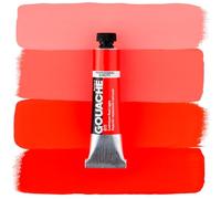 7 Artists Pintura Gouache Rojo Cadmio Claro 20 ml Tubo - Fine Art Pinturas Gouache Profesional Alta Pigmentación | Acabado Mate & Textura Cremosa para Ilustración, Diseño y Pintura Creativa