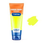 7 Artists Pintura Textil Amarillo Neon 60 ml - Pinturas para Tela y Cuero Permanente y Lavable | Pintura para Ropa, Zapatillas y Jeans | Pinturas Textiles para Tela | Fabric Paint Profesional