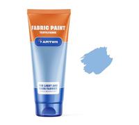 7 Artists Pintura Textil Azul Celeste 60 ml - Pinturas para Tela y Cuero Permanente y Lavable | Pintura para Ropa, Zapatillas y Jeans | Pinturas Textiles para Tela | Fabric Paint Profesional