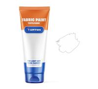 7 Artists Pintura Textil Blanca 60 ml - Pinturas para Tela y Cuero Permanente y Lavable | Pintura para Ropa, Zapatillas y Jeans | Pinturas Textiles para Tela | Fabric Paint Profesional