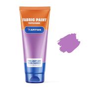 7 Artists Pintura Textil Lila 60 ml - Pinturas para Tela y Cuero Permanente y Lavable | Pintura para Ropa, Zapatillas y Jeans | Pinturas Textiles para Tela | Fabric Paint Profesional