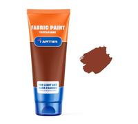 7 Artists Pintura Textil Marrón Terracotta 60 ml - Pinturas para Tela y Cuero Permanente y Lavable | Pintura para Ropa, Zapatillas y Jeans | Pinturas Textiles para Tela | Fabric Paint Profesional