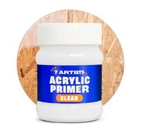 7 Artists Primer Imprimacion Transparente 230 ml - Gesso Acrilico Universal a Base de Agua para Lienzo, Madera y Papel | Primer para Pintura Acrilica, Oleo y Manualidades | Acrylic Gesso Artístico