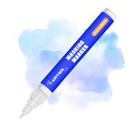 7 Artists Rotulador de Enmascarar para Acuarela 1-2 mm - Masking Fluid Marker con Liquido Enmascarar Acuarela | Masking Pen Preciso - Perfecto para Técnicas Watercolour