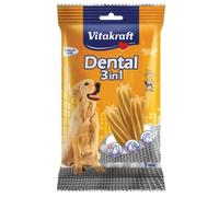 7 barritas Vitakraft Dental 3 en 1 snack para perros medianos