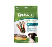 7 barritas Whimzees Snacks Dentales para perros de razas medianas