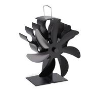 7-Blade Heat Powered Log Burner, low-noise operation Stove Fan | For Home Fireplace: Efficient Heat Distribution