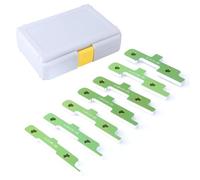 7 bloques de configuración de aluminio para carpintería, herramienta de medición de altura para mesa de carpintería