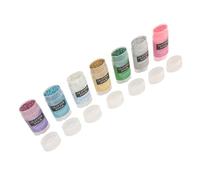 7 Botellas de Gel de Brillo Facial Grueso de Colores Vibrantes para Cabello Corporal y Más Destellos Holográficos, Ingredientes Fáciles de Aplicar, Limpios y Seguros, Perfectos