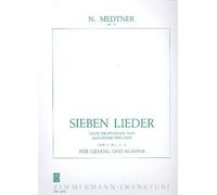 7 Canciones Opus.52 1 de banda (nº 1 - 3): para canto y Piano