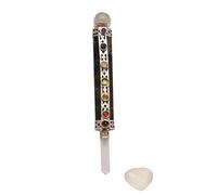 7 Chakra Labradorita Reiki Varitas de cristal curativo Piedras preciosas Feng Shui Varita de bola de lápiz de cristal con selenita Bendición del corazón Curación completa