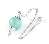 7 Chakra Natural Stone Crystal Pendant Pendulums for Men Women Yoga Jewelry Gift-P0012