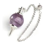 7 Chakra Natural Stone Crystal Pendant Pendulums for Men Women Yoga Jewelry Gift-P0014