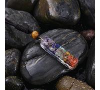 7 Chakra Necklace Stones Pendant Natural Energy Crystal Necklaces Yoga Meditation Stone Pendants for Women Lover Jewelry-Chakra_Necklace_-1
