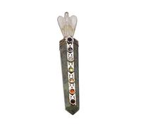 7 Chakra Ruby Zoisite Reiki Piedras preciosas espirituales que equilibran Feng Shui Crystal Angel Wand-Blessfull Healing
