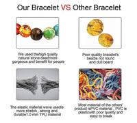 7 Chakra Stone Body Healing Bracelet Anxiety Stress Relief Balance Body Mind Soul Bracelet for Women