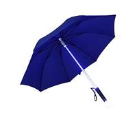 7-Color LED Paraguas Golf con Linterna y en el eje de colores (Azul)