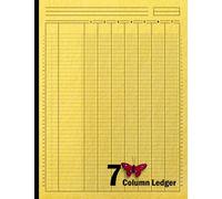 7 Column Ledger Book: Accounting Seven Column Ledger Book, 7 Column Ledger Pad, Ledger Book for Bookkeeping, Accounting Ledger Pad, Financial Ledger Book, 120, Size 8.5"X11"( Volume-5)