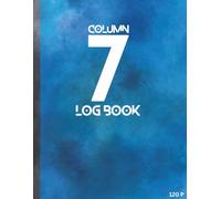 7 Column Log Book & Ledger for Small Business | Blank Spreadsheet Notebook for Accounting & Inventory | 120 Pages | 8.5x11in