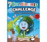 7 Continents Animal Word Search Challenge for Kids Ages 6-12: Word Searches with Large Print about Animals, Continents, Mazes and More | 8.5x11 ... Gift for Vacations, Holidays and Free Times