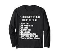 7 Cosas Que Todo niño Necesita Escuchar - Capitalists Capitalism Manga Larga