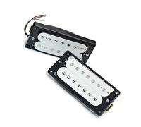 7 Cuerdas De Guitarra Eléctrica Blanca Humbucker Dual Coil Pickup Coil Spliting Pickup Guitar Parts Piezas de Guitarra Eléctrica (Color : 02_1 set)