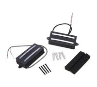 7 cuerdas Hot Rails Guitarra Bobina Humbucker Pickup para piezas de guitarra eléctrica Accesorios Negro