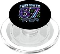 7º cumpleaños Tenía 6 años Ahora Soy 7 Six Seven 67 Videojuego para Jugadores PopSockets PopGrip para MagSafe