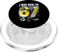 7º cumpleaños Tenía 6 años Ahora Soy 7 Six Seven 67 Voleibol PopSockets PopGrip para MagSafe