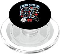 7º cumpleaños Tenía 6 años Ahora Tengo 7 Karate 67 Artes Marciales PopSockets PopGrip para MagSafe