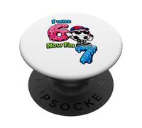 7º cumpleaños yo era 6 Ahora Soy 7 Six Seven 6 7 Niños Niño Fútbol PopSockets PopGrip Adhesivo