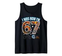 7º Cumpleaños Yo tenía 6 Ahora Tengo 7 Seis Siete 67 BMX Biking Camiseta sin Mangas