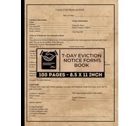 7-Day Eviction Notice Form Book: Notice to Pay Rent & Vacate Form | Landlord to Tenant Notice to Quit | 50 Forms