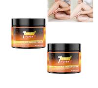 7 Days Flash Cream, crema corporal reafirmante avanzada contra el sudor, hidrata, tonifica y refuerza la piel, la hace suave y elástica, no engrasa y es suave (2 unidades)