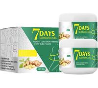 7 Days Ginger Slimming Cream, Anti Cellulite Cream,Reshape+Belly Firming Cream, Nti Cellulite Cream For Thighs And Butt Fast (2 Pcs)
