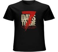 7 Days to Die T Shirt Cotton Men Summer Fashion tee Black XL