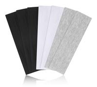 7 diademas para mujer, absorben el sudor, elásticas, deportivas, accesorios para el cabello fino y grueso, antideslizantes, para entrenamiento, yoga, correr, deportes, bandas elásticas suaves para el