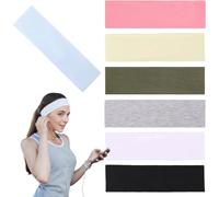 7 diademas para mujer, elásticas, para deporte, para mujer, antideslizantes, delgadas, transpirables, unisex, para yoga, fitness, correr