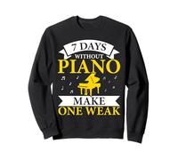 7 días sin Piano Hacer un músico débil Pianista Sudadera