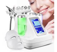 7 en 1 Agua Oxígeno Hidro Facial Aparato : Dermoabrasion, Hydro Limpieza profunda con máscara LED y función de burbuja pequeña Jet Peel