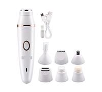 7 en 1 Epilator Depilador Depilación Femenino Eyebrow Trimmer Cara Bikini Mojado y seco Impermeable Lady Shaver Machine 50