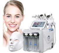 7 En 1 Hidrógeno Oxígeno Facial, Limpiador Multi-Funcional De Chorro De Oxígeno, Limpieza Facial Al Vacío, Pulverizador Facial Hidro-abrasivo para Salón De Belleza O SPA