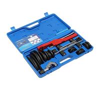 7 en 1 - Juego de dobladora manual de tubos con 7 cabezales y cortatubos, diámetro 6-22 mm, doblador de tubos manual para acero/cobre/aluminio, radio de curvatura de 90°, incluye bolsa de transporte