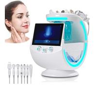 7 en 1 Máquina de belleza facial con oxígeno al hidrógeno, Oxígeno Hydra Demabrasion, Pulverizador Facial Profesional Dispositivo De Burbujas Pequeñas para limpieza profunda